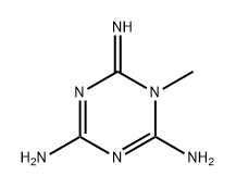 6-Imino-1-methyl-1,6-dihydro-1,3,5-triazine-2,4-diamine Structure