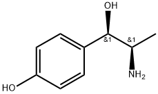 Benzenemethanol, α-[(1R)-1-aminoethyl]-4-hydroxy-, (αR)- Structure
