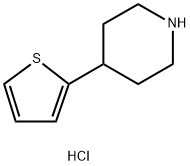 4-(thiophen-2-yl)piperidine hydrochloride Structure