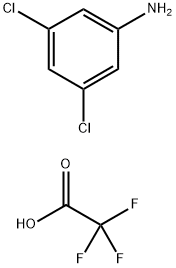 Benzenamine, 3,5-dichloro-, 2,2,2-trifluoroacetate (1:1) Structure