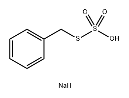 Thiosulfuric acid O-sodium S-benzyl ester salt 구조식 이미지