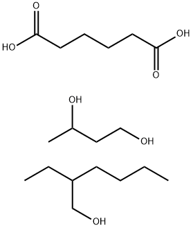Hexanedioic acid, polymer with 1,3-butanediol, 2-ethylhexyl ester Structure