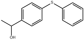 Benzenemethanol, α-methyl-4-(phenylthio)- 구조식 이미지