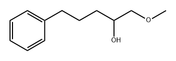 Benzenebutanol, α-(methoxymethyl)- Structure