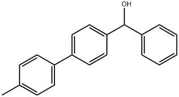 (4'-methyl-[1,1'-biphenyl]-4-yl)(phenyl)methanol Structure