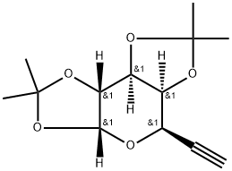 α-D-galacto-Hept-6-ynopyranose, 6,7-dideoxy-1,2:3,4-bis-O-(1-methylethylidene)- 구조식 이미지