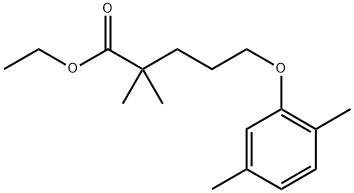 Gemfibrozil Ethyl Ester 구조식 이미지