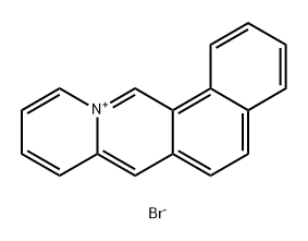 Naphtho[2,?1-?b]?quinolizinium, bromide Structure