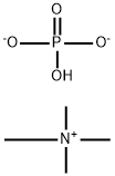 Methanaminium, N,N,N-trimethyl-, phosphate (2:1) Structure