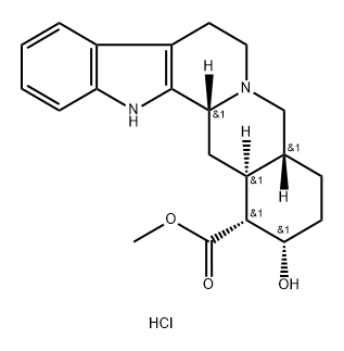 Yohimban-16-carboxylic acid, 17-hydroxy-, methyl ester, monohydrochloride, (3β,16α,17α)- (9CI) Structure