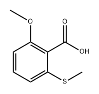 2-methoxy-6-(methylthio)benzoic acid 구조식 이미지