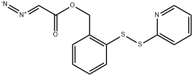 2-(2'-pyridyldithio)benzyldiazoacetate Structure