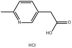 2-(6-methylpyridin-3-yl)acetic acid hydrochloride Structure