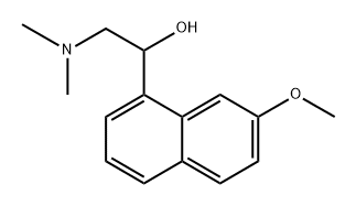 α-(Dimethylaminomethyl)-7-methoxy-1-naphthalenemethanol 구조식 이미지