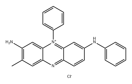 3-methyl-8-N,10-diphenylphenazin-10-ium-2,8-diamine:chloride 구조식 이미지