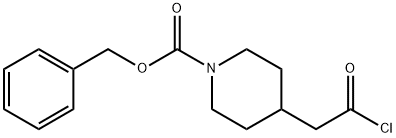 2-(1-Cbz-4-piperidyl)acetyl Chloride Structure