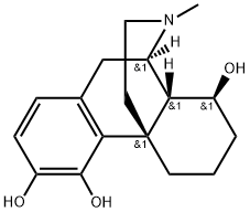 17-Methylmorphinan-3,4,8β-triol Structure