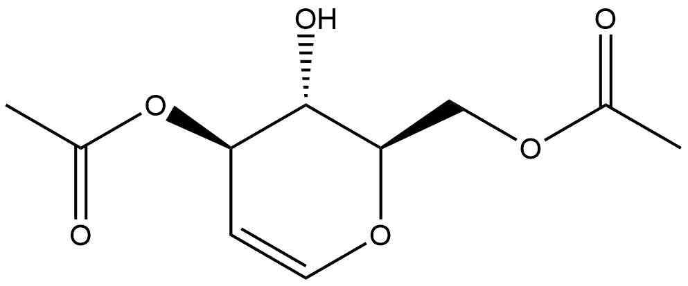 3,6-Di-O-acetyl-D-glucal Structure