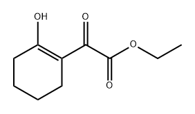 1-Cyclohexene-1-acetic acid, 2-hydroxy-α-oxo-, ethyl ester Structure