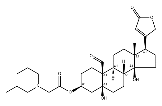 Strophanthidin 3-[(dipropylamino)acetate] Structure