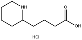 4-(piperidin-2-yl)butanoic acid hydrochloride Structure