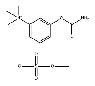 Benzenaminium, 3-[(aminocarbonyl)oxy]-N,N,N-trimethyl-, methyl sulfate (1:1) Structure