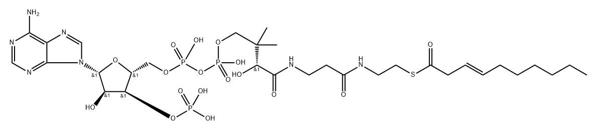 trans-3-Decenoyl-CoA Structure
