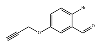 2-bromo-5-(prop-2-yn-1-yloxy)benzaldehyde Structure