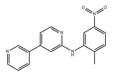 N-(2-methyl-5-nitrophenyl)-[3,4''-bipyridin]-2''-amine Structure