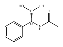 (S)-(Acetamido(phenyl)methyl)boronic acid Structure