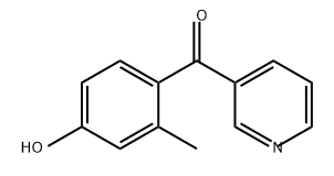 3-(4-Hydroxy-2-methylbenzoyl)pyridine Structure