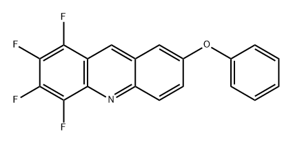 1,2,3,4-Tetrafluoro-7-phenoxyacridine Structure