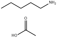 1-Pentanamine, acetate (1:1) Structure