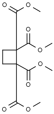 1,1,2,2-Cyclobutanetetracarboxylic acid, 1,1,2,2-tetramethyl ester Structure