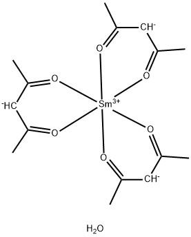 Samarium(III) 2,4-pentanedionate hydrate, 99.9% (REO) Structure