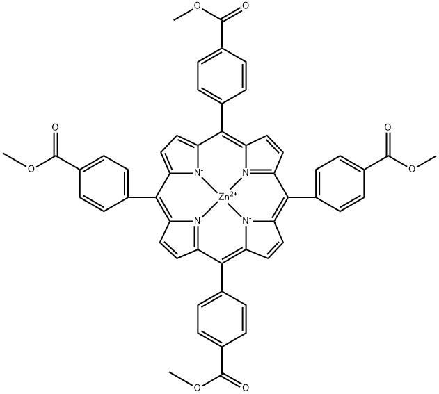 [[μ-5,10,15,20-tetrakis(4-methoxycarbonylphenyl)porphyrinato(2-)]zinc(II)] Structure