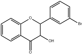 2-(3-Bromophenyl)-3-hydroxychroman-4-one Structure