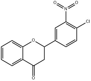 2-(4-Chloro-3-nitrophenyl)chroman-4-one Structure