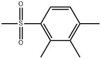 Benzene, 1,2,3-trimethyl-4-(methylsulfonyl)- Structure