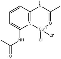 Copper dichloro[n,n-2,6-pyridinediylbis[acetamide]]- Structure