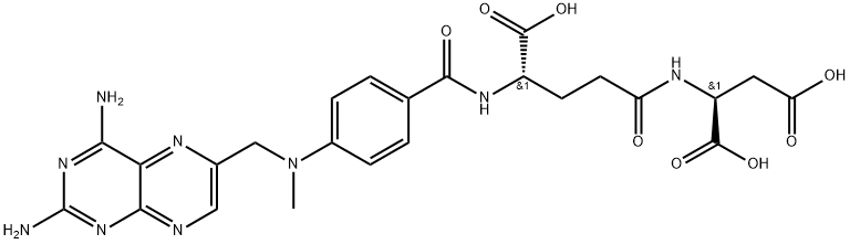 methotrexate-gamma-aspartate 구조식 이미지