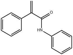 Benzeneacetamide, α-methylene-N-phenyl- Structure