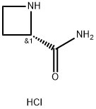 2-Azetidinecarboxamide, hydrochloride (1:1), (2S)- Structure