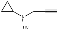 N-(prop-2-yn-1-yl)cyclopropanamine hydrochloride Structure