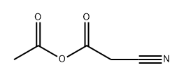 Aceticacid,cyano-,anhydridewithaceticacid 구조식 이미지