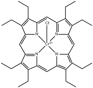 Octaethylporphyrin-Cr(III) chloride Structure