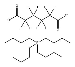 Phosphonium, tetrabutyl-, 1,1,2,2,3,3,4,4-octafluorohexanedioate (2:1) Structure