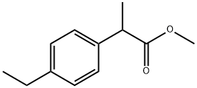 Benzeneacetic acid, 4-ethyl-α-methyl-, methyl ester Structure