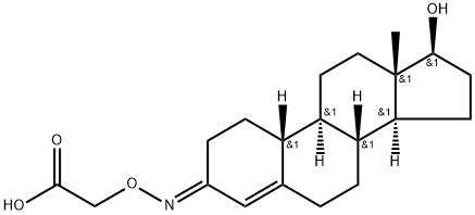 nandrolone 3-(o-carboxymethyl)oxime Structure