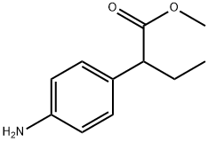 Benzeneacetic acid, 4-amino-α-ethyl-, methyl ester 구조식 이미지